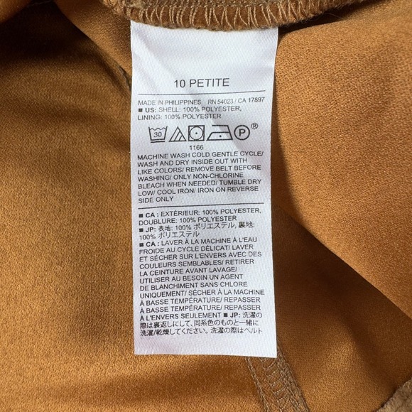 Banana Republic Brown Lucie Vegan Suede Vest - Picture 9 of 10